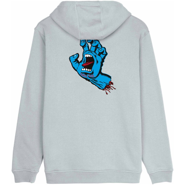 2026 Santa Cruz Mens Screaming Hand Chest Hoodie SCA-HDY-10366 - Mist